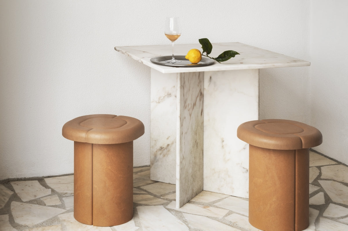 Alder Stool in lifestyle shot